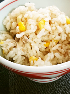 トウモロコシとまいたけの炊き込みご飯-レシピのメイン写真