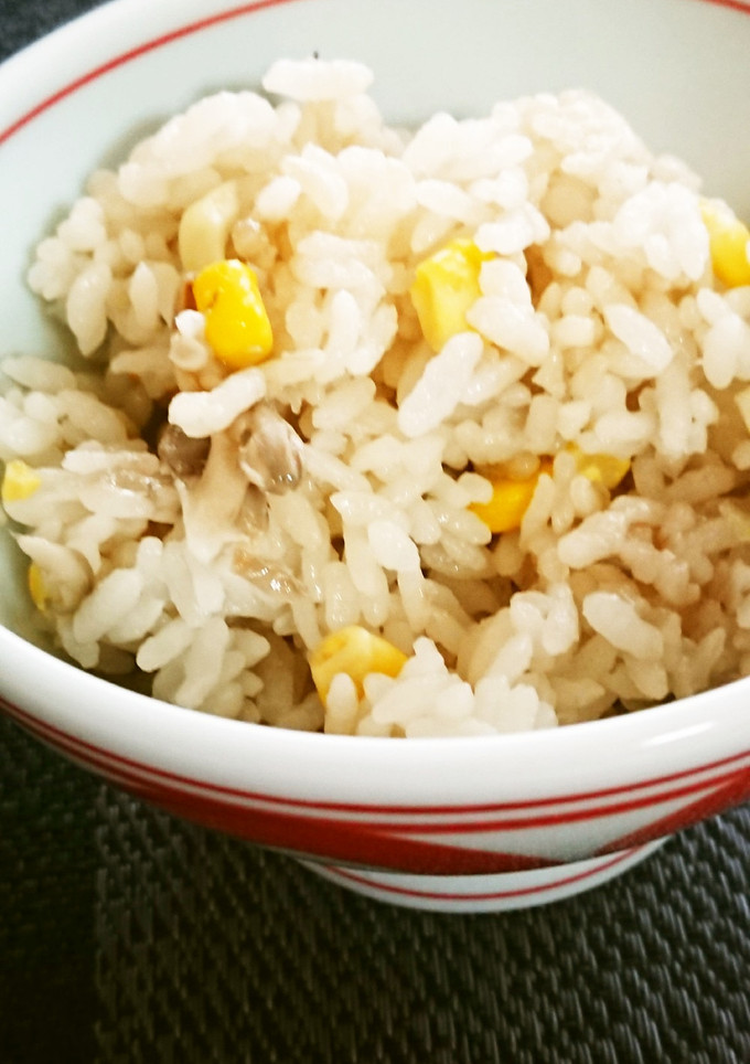 トウモロコシとまいたけの炊き込みご飯-レシピのメイン写真