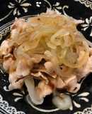豚ロース薄切り玉ねぎさっぱりサラダ