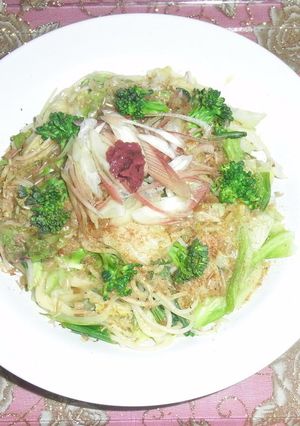 和風☆さっぱり梅昆布パスタ♪-レシピのメイン写真