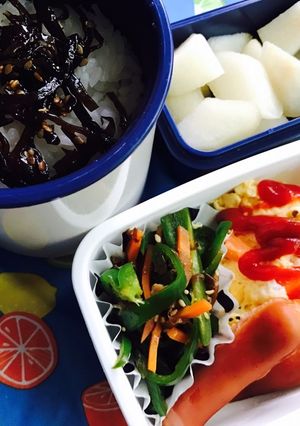 オムレツ弁当-レシピのメイン写真