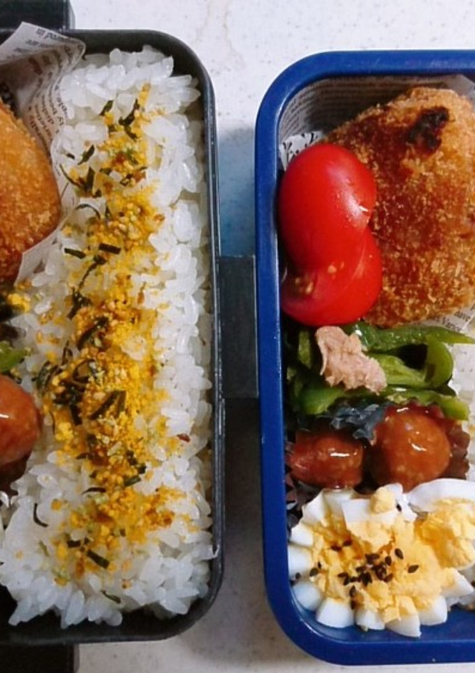 ☆高校生娘と私のお弁当☆100-レシピのメイン写真