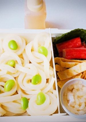 冷しうどん弁当-レシピのメイン写真