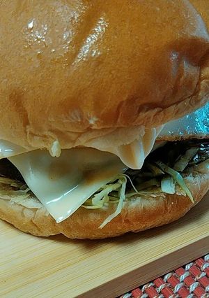 てりたまバーガー♡-レシピのメイン写真