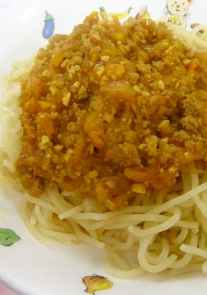 【学校給食】大豆のミートソーススパゲティ-レシピのメイン写真
