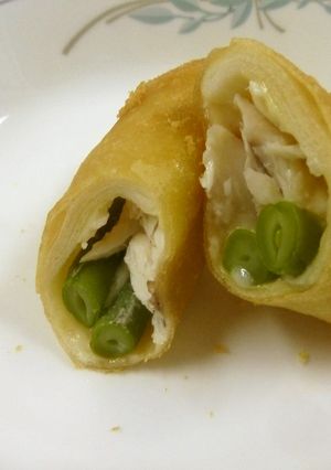 【学校給食】魚チーズ春巻き-レシピのメイン写真