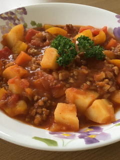 ドイツの主食:パプリカひき肉煮込み♥-レシピのメイン写真