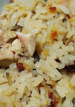 鶏もも肉の炊き込みご飯-レシピのメイン写真