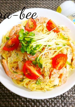 エビとセロリのレモンチーズ冷製パスタ-レシピのメイン写真