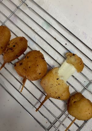 ミニサイズ♡ハットック&アメリカンドッグ-レシピのメイン写真