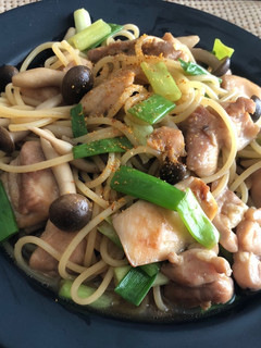 鶏肉とキノコの簡単和風パスタ-レシピのメイン写真