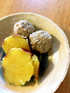 さつま芋とツミレの旨塩煮-レシピのメイン写真