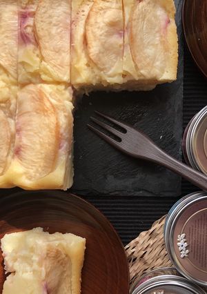 桃ヨーグルトケーキ-レシピのメイン写真