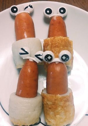 簡単！目玉ピックで可愛いウインナー-レシピのメイン写真