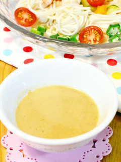 大豆ペーストで濃厚そうめん-レシピのメイン写真
