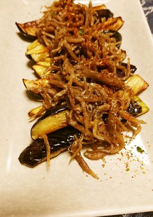 秋茄子しらすくぎ煮風のせ-レシピのメイン写真