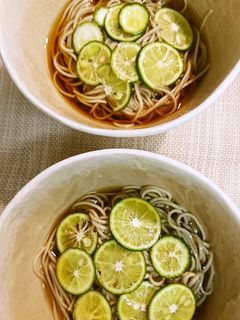 すだち蕎麦-レシピのメイン写真