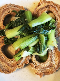 車麩と青梗菜の煮物-レシピのメイン写真