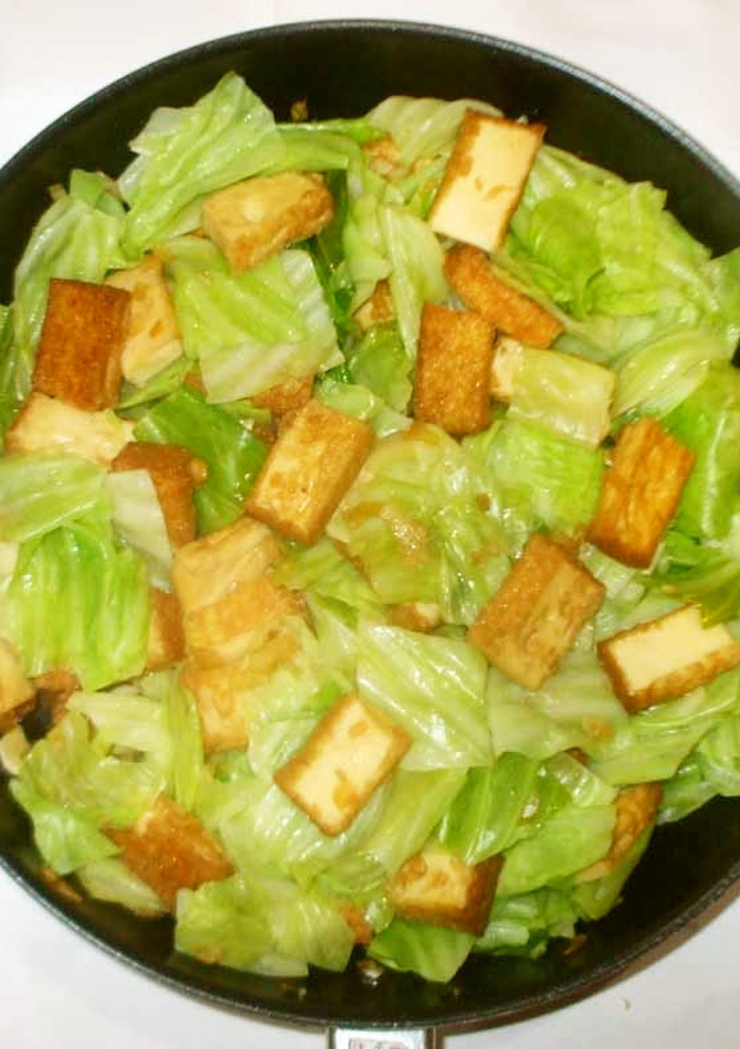 厚揚げキャベツの炒め物♪簡単-レシピのメイン写真