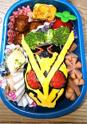 仮面ライダーゼロワン キャラ弁-レシピのメイン写真