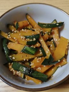 かぼちゃのきんぴら(塩・醤油)-レシピのメイン写真