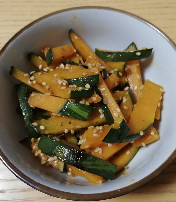 かぼちゃのきんぴら(塩・醤油)-レシピのメイン写真