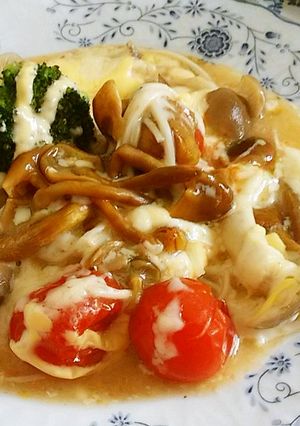 簡単♪きのこのトロトロチーズ焼きグラタン-レシピのメイン写真