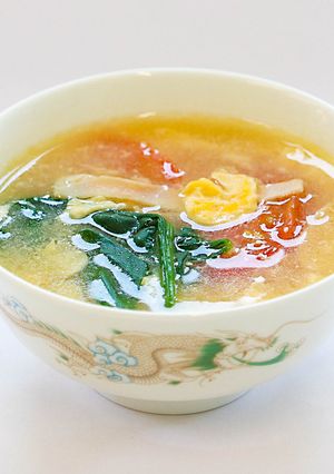 トマトと卵のスープ-レシピのメイン写真