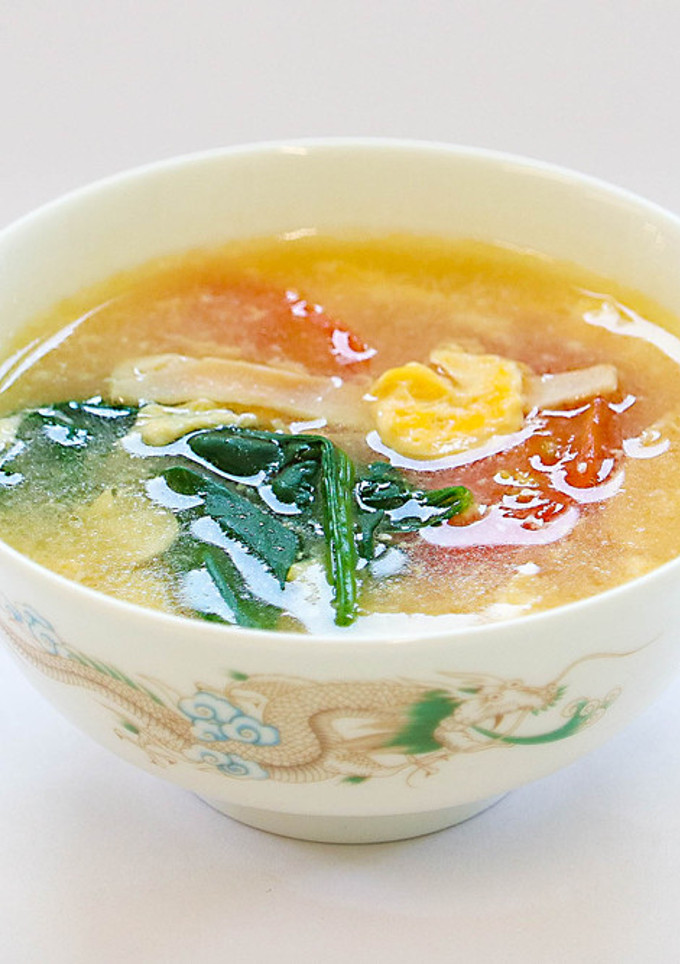トマトと卵のスープ-レシピのメイン写真