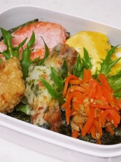 手抜きだけど♡愛のこもった海苔弁当-レシピのメイン写真