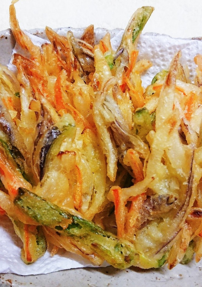 みょうがと夏野菜のかき揚げ-レシピのメイン写真