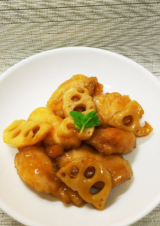 鶏肉とれんこんの甘酢炒め-レシピのメイン写真