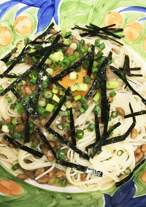 簡単♡美味しい納豆パスタ-レシピのメイン写真