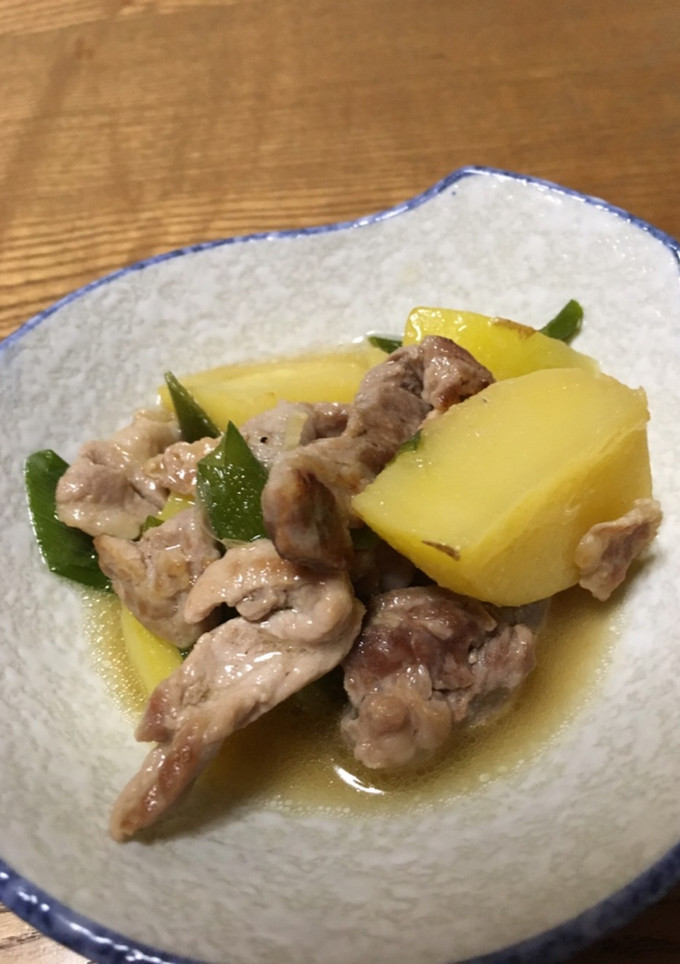 あっさり！豚肉とじゃが芋の中華風煮物-レシピのメイン写真