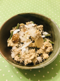 水切り不要☆山菜入り炒り豆腐-レシピのメイン写真