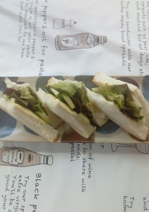 野菜サンドイッチ。-レシピのメイン写真