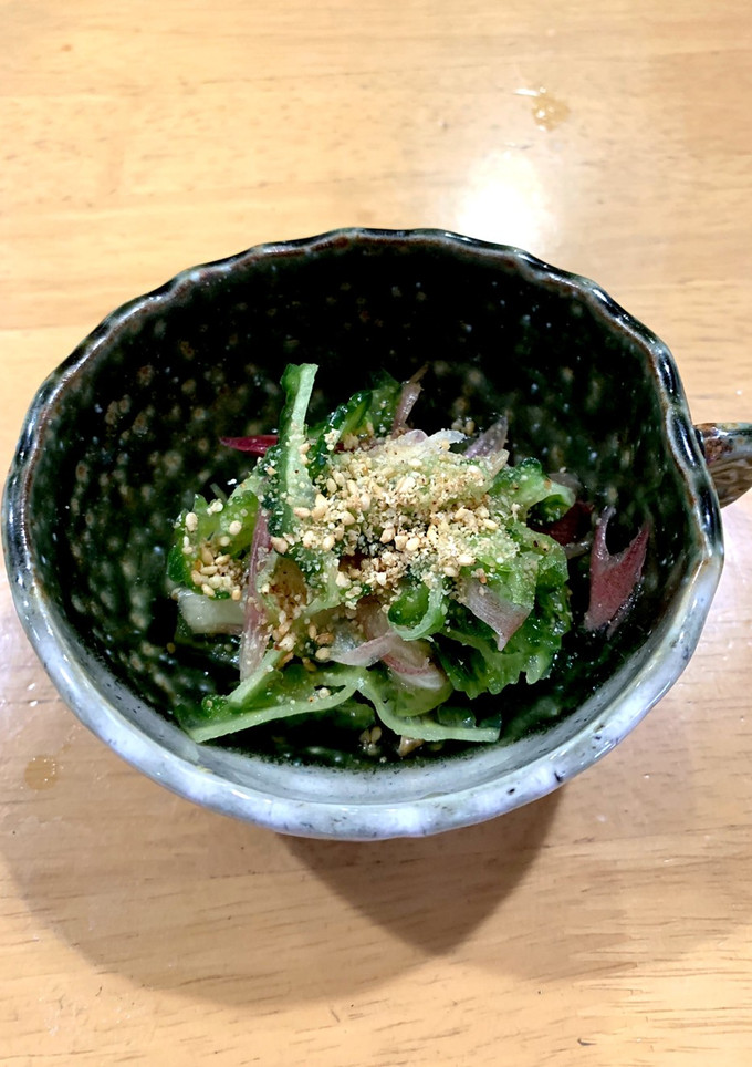 ゴーヤとミョウガの酢の物-レシピのメイン写真