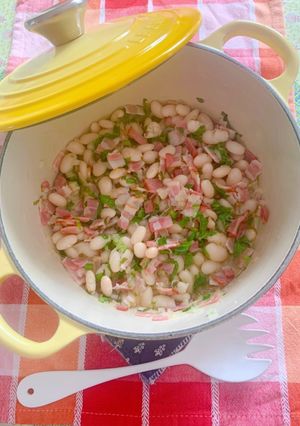 温かいお豆のサラダ-レシピのメイン写真