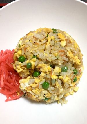 炒飯にグリーンピースと紅生姜文化保存協会-レシピのメイン写真