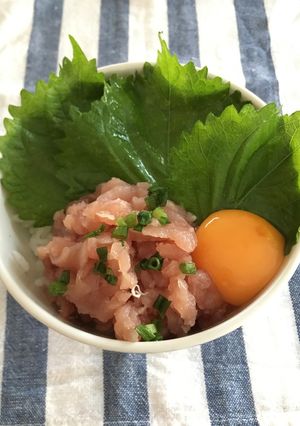 手作りすきみで☆マグロのすきみ丼-レシピのメイン写真