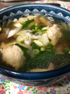 鶏団子スープ(2人分)-レシピのメイン写真