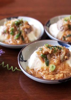 簡単 豆腐のひき肉のせ♪あと1品に-レシピのメイン写真