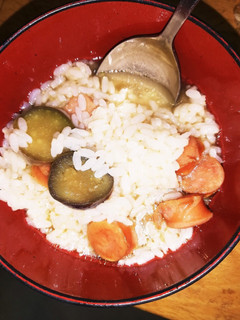 茄子とウインナーの汁ご飯-レシピのメイン写真