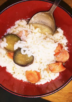 茄子とウインナーの汁ご飯-レシピのメイン写真