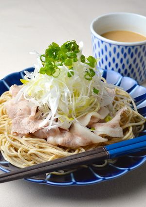 糖質制限!豚しゃぶのゴマだれつけ蕎麦-レシピのメイン写真