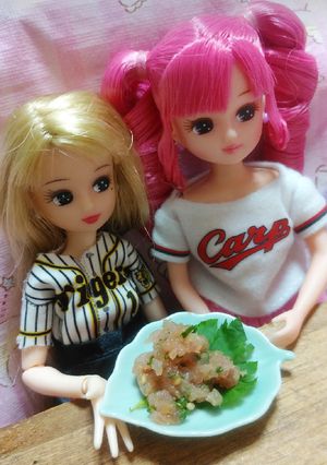 リカちゃん♡野球シリꕤ鯉のなめろう風.ﾟ-レシピのメイン写真