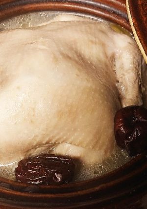 伊賀土鍋で煮込む参鶏湯(サムゲタン)-レシピのメイン写真
