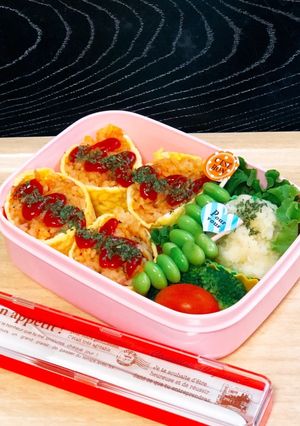 毎日お弁当♪オムライス弁当-レシピのメイン写真