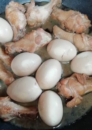 暑さに負けるな　手羽元と卵煮-レシピのメイン写真