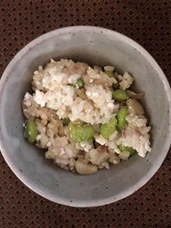 枝豆とカッテージチーズの即席混ぜご飯-レシピのメイン写真
